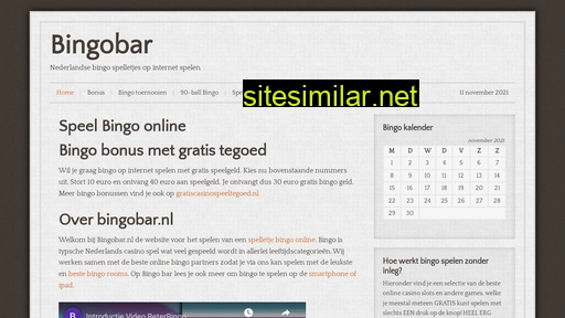 bingobar.nl alternative sites