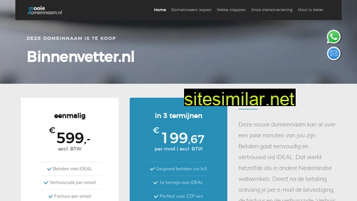 binnenvetter.nl alternative sites