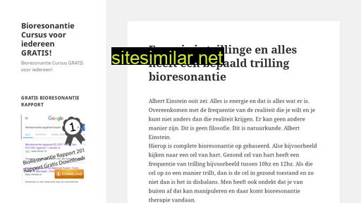 bioresonantiecursus.nl alternative sites