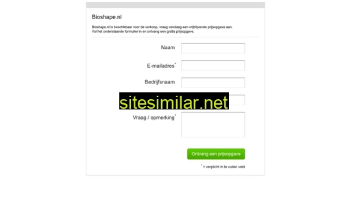 bioshape.nl alternative sites