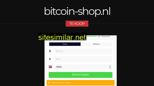 bitcoin-shop.nl alternative sites