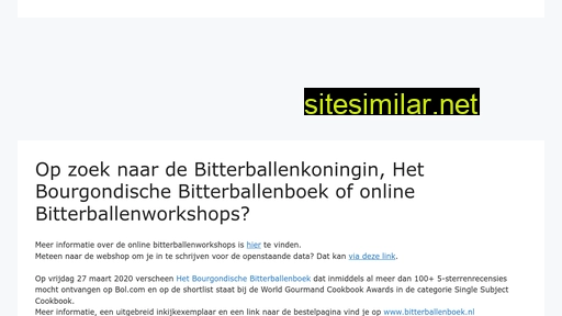 bitterballenkoningin.nl alternative sites