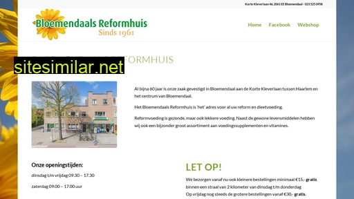 bloemendaalsreformhuis.nl alternative sites