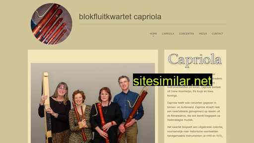 blokfluitkwartetcapriola.nl alternative sites