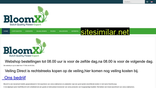 bloomx.nl alternative sites