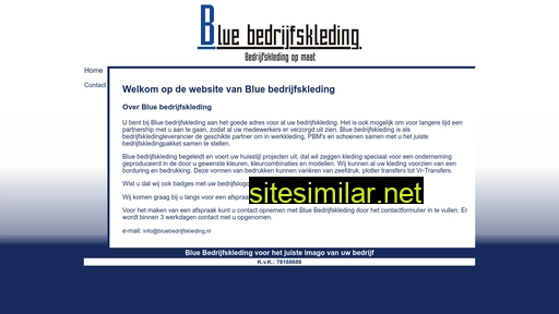 bluebedrijfskleding.nl alternative sites