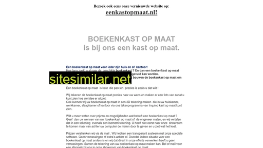 boekenkast-op-maat.nl alternative sites