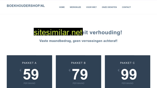 boekhoudershop.nl alternative sites