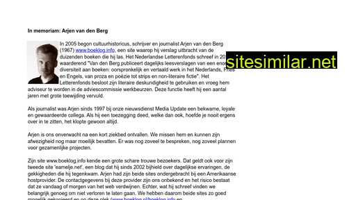 boeklog.nl alternative sites