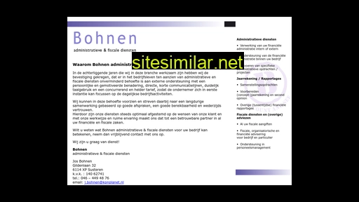 bohnen-accountancy.nl alternative sites