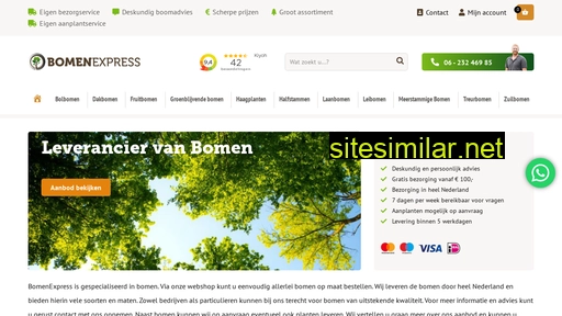 bomenexpress.nl alternative sites