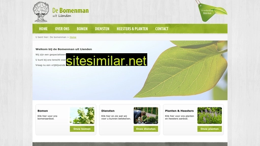 bomenman.nl alternative sites