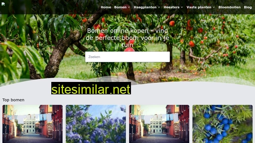 bomenonline.nl alternative sites