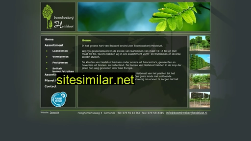 boomkwekerijheidelust.nl alternative sites
