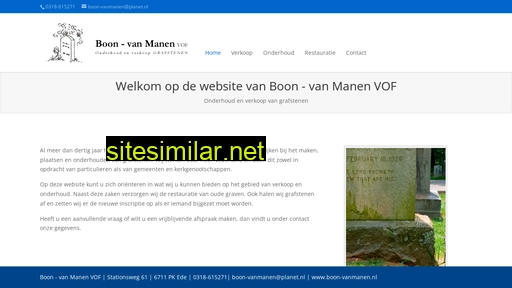 boon-vanmanen.nl alternative sites