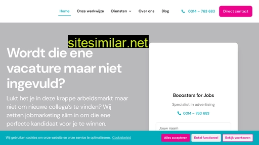 booostersforjobs.nl alternative sites