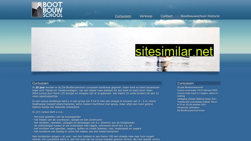 bootbouwschool.nl alternative sites