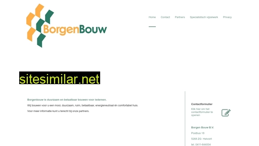 borgenbouw.nl alternative sites