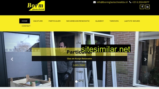 bormglastechniekbv.nl alternative sites