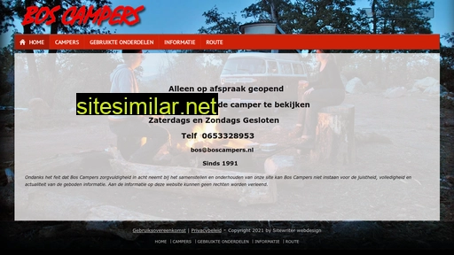 boscampers.nl alternative sites