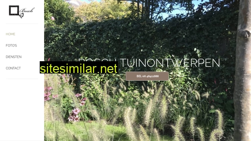 bosch-tuinontwerpen.nl alternative sites