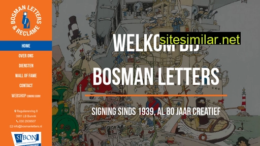 bosmanletters.nl alternative sites