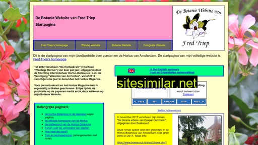 Botaniewebsite similar sites