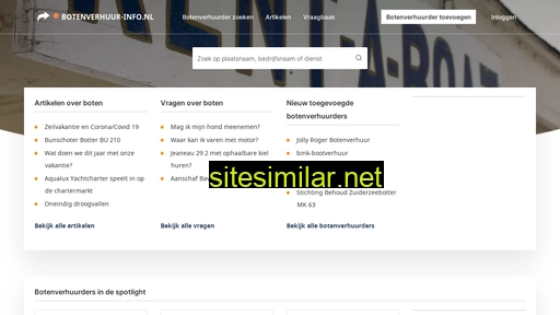 botenverhuur-info.nl alternative sites