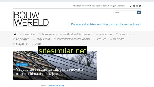 bouwwereld.nl alternative sites