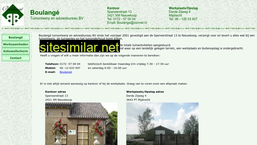 boulange-tuinen.nl alternative sites
