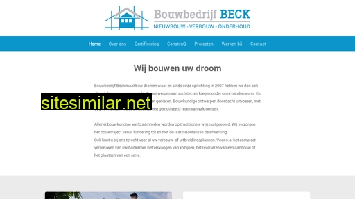bouwbedrijfbeck.nl alternative sites