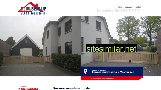 bouwbedrijfjvangeresteijn.nl alternative sites