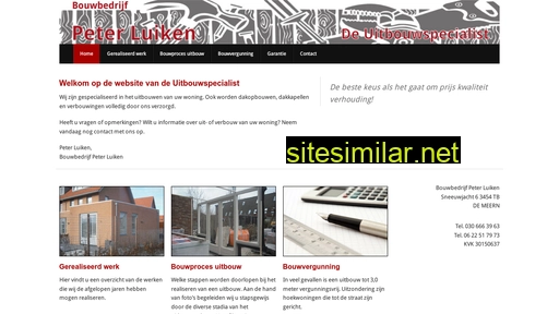 bouwbedrijfpeterluiken.nl alternative sites