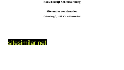 bouwbedrijfschouwenburg.nl alternative sites