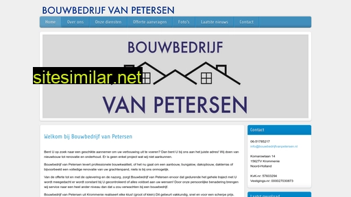bouwbedrijfvanpetersen.nl alternative sites