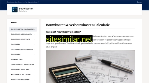 bouwkosten-calculatie.nl alternative sites