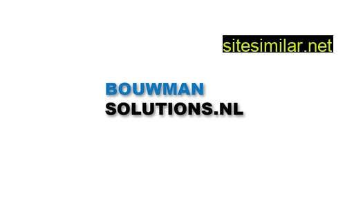 bouwmansolutions.nl alternative sites