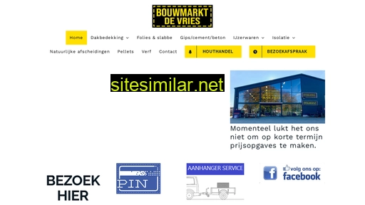 bouwmarktdevries.nl alternative sites