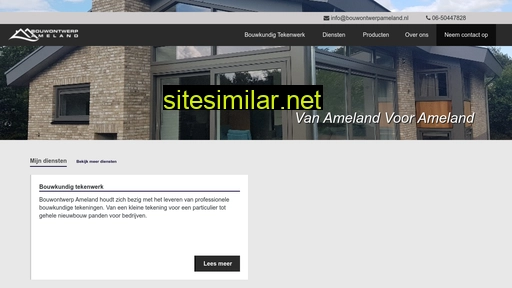 bouwontwerpameland.nl alternative sites