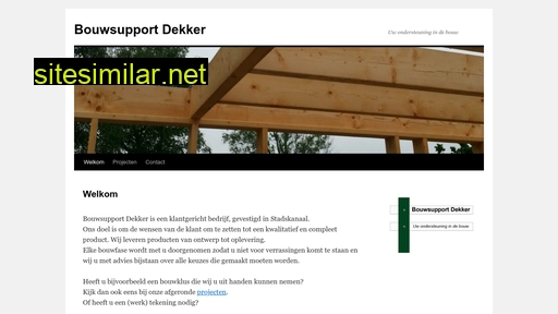 bouwsupportdekker.nl alternative sites
