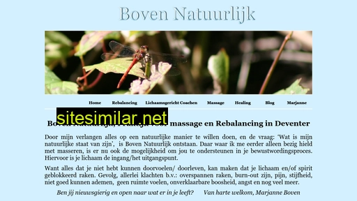boven-natuurlijk-lichaamsgericht-coachen-en-massage.nl alternative sites