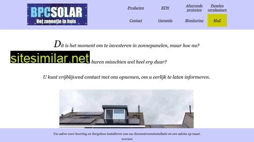 bpcsolar.nl alternative sites