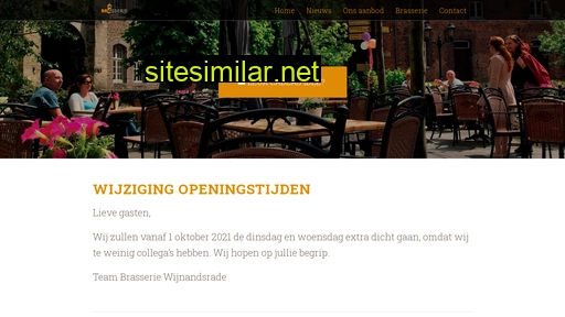 brasseriewijnandsrade.nl alternative sites