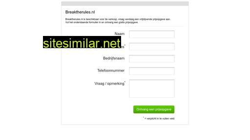 breaktherules.nl alternative sites