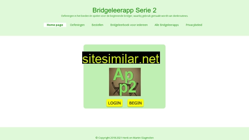 Bridgeleerapp2 similar sites