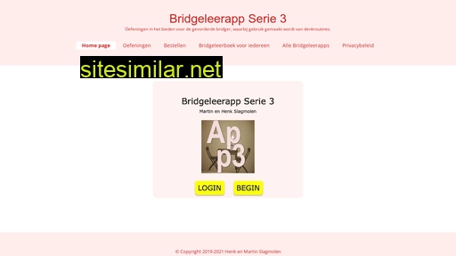 bridgeleerapp3.nl alternative sites