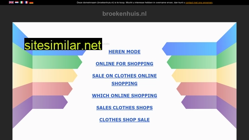 broekenhuis.nl alternative sites