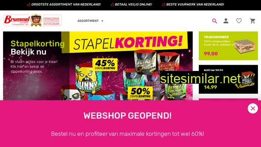brummelvuurwerk.nl alternative sites