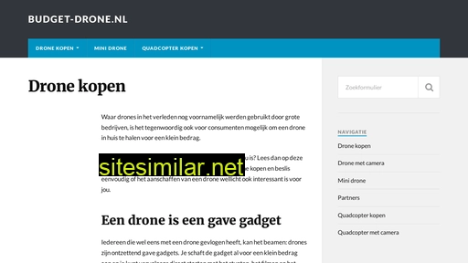 budget-drone.nl alternative sites