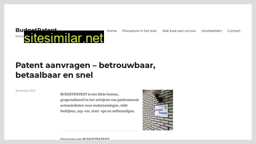 budgetpatent.nl alternative sites